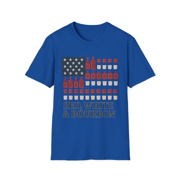 American Themed Whiskey T-Shirt, Fun Summer Tee, Bourbon Lovers Gift, Patriotic Apparel, 4th of July Shirt - Image 9