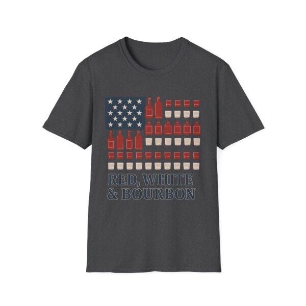 American Themed Whiskey T-Shirt, Fun Summer Tee, Bourbon Lovers Gift, Patriotic Apparel, 4th of July Shirt - Image 5
