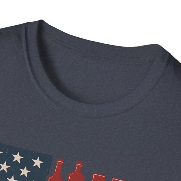 American Themed Whiskey T-Shirt, Fun Summer Tee, Bourbon Lovers Gift, Patriotic Apparel, 4th of July Shirt - Image 23