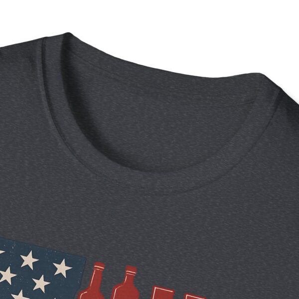 American Themed Whiskey T-Shirt, Fun Summer Tee, Bourbon Lovers Gift, Patriotic Apparel, 4th of July Shirt - Image 15