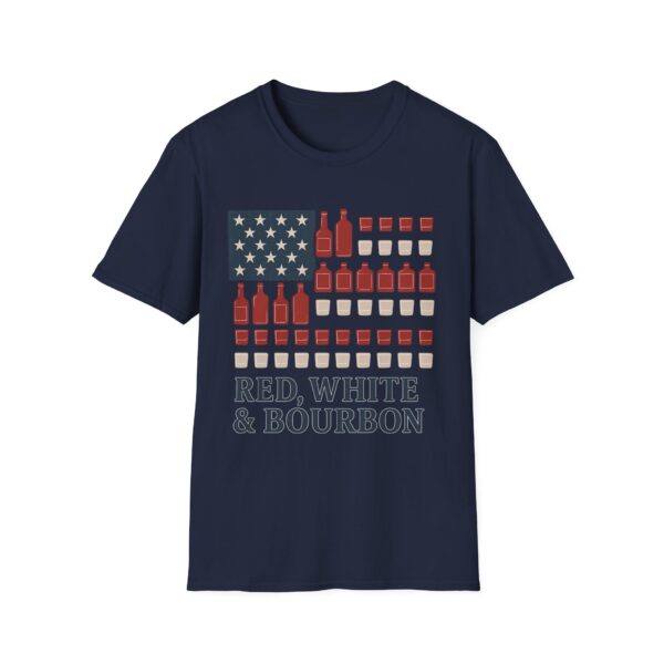 American Themed Whiskey T-Shirt, Fun Summer Tee, Bourbon Lovers Gift, Patriotic Apparel, 4th of July Shirt - Image 17