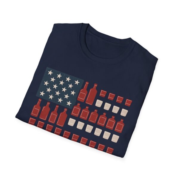 American Themed Whiskey T-Shirt, Fun Summer Tee, Bourbon Lovers Gift, Patriotic Apparel, 4th of July Shirt - Image 20