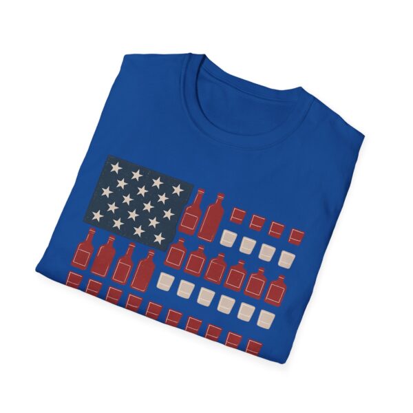 American Themed Whiskey T-Shirt, Fun Summer Tee, Bourbon Lovers Gift, Patriotic Apparel, 4th of July Shirt - Image 12