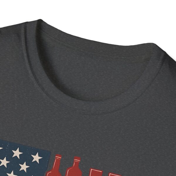 American Themed Whiskey T-Shirt, Fun Summer Tee, Bourbon Lovers Gift, Patriotic Apparel, 4th of July Shirt - Image 7