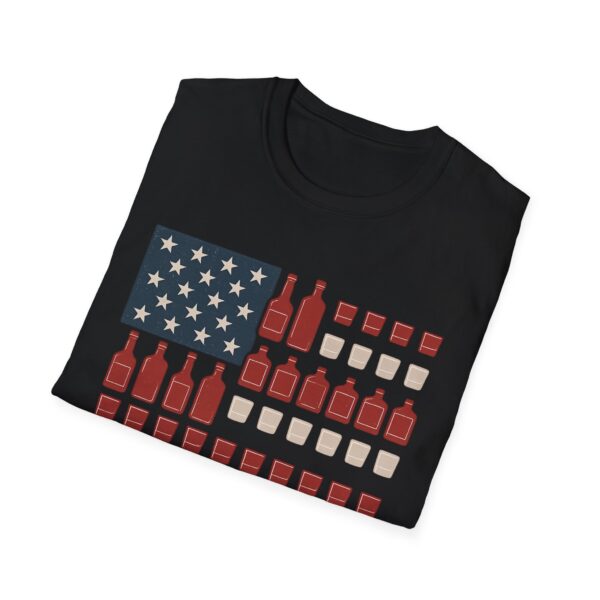 American Themed Whiskey T-Shirt, Fun Summer Tee, Bourbon Lovers Gift, Patriotic Apparel, 4th of July Shirt - Image 4