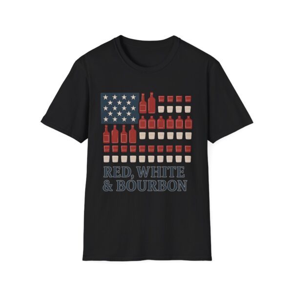 American Themed Whiskey T-Shirt, Fun Summer Tee, Bourbon Lovers Gift, Patriotic Apparel, 4th of July Shirt