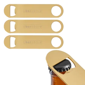 A Bar Above Bar Blade Bottle Opener – Gold – 3-Pack