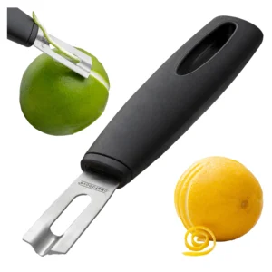 A Bar Above Channel Knife – Stainless Steel with Black Handle