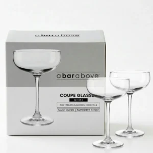 A Bar Above Classic Coupe Glasses – Set of 2