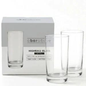 A Bar Above Classic Highball Glasses – Set of 2