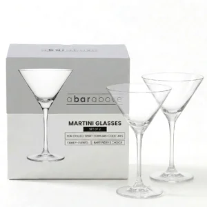 A Bar Above Classic Martini Glasses – Set of 2