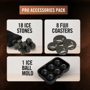 TsukiGlass Pro Accessories Pack — 8 Coasters