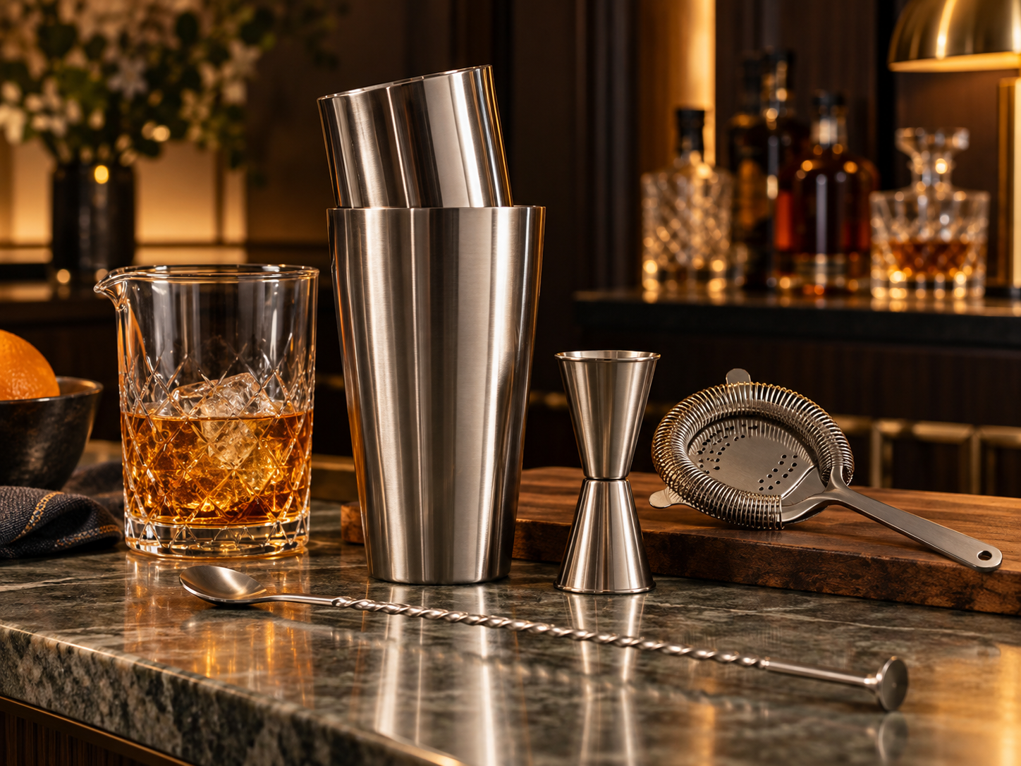 A Bar Above whiskey accessories lifestyle scene