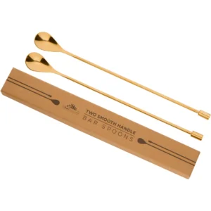 A Bar Above Standard Bar Spoons – Gold – 2 Smooth Handle