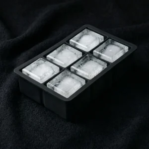 TsukiGlass Grid Ice Mold – Silicone Whisky Ice Tray