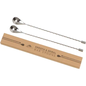 A Bar Above Standard Bar Spoons – Stainless Steel – 2 Spiral Handle