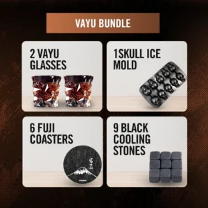 TsukiGlass Vayu Whisky Glass & Accessories Bundle