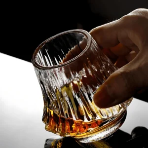 TsukiGlass Yama Japanese Crystal Whisky Glass – 6-Pack